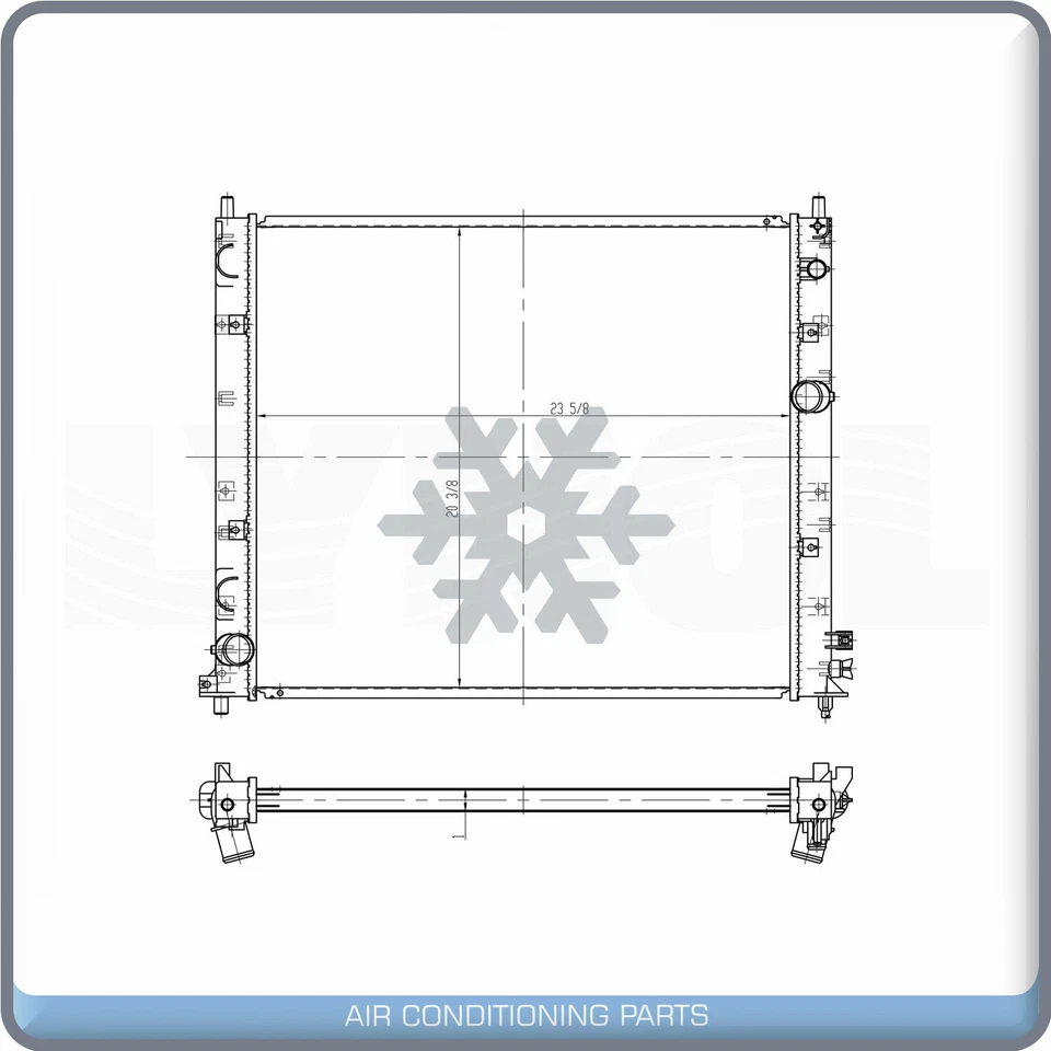 凯迪拉克 STS、SRX QL 散热器 — 第 2/4 张图片