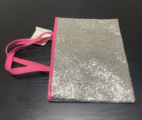 Gymboree Hot Pink Silver Glitter Girls Purse - Picture 5 of 5