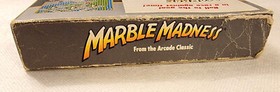 MARBLE MADNESS BOX, MANUAL AND ORIGINAL INSERTS WITH STYROFOAM! (NES)