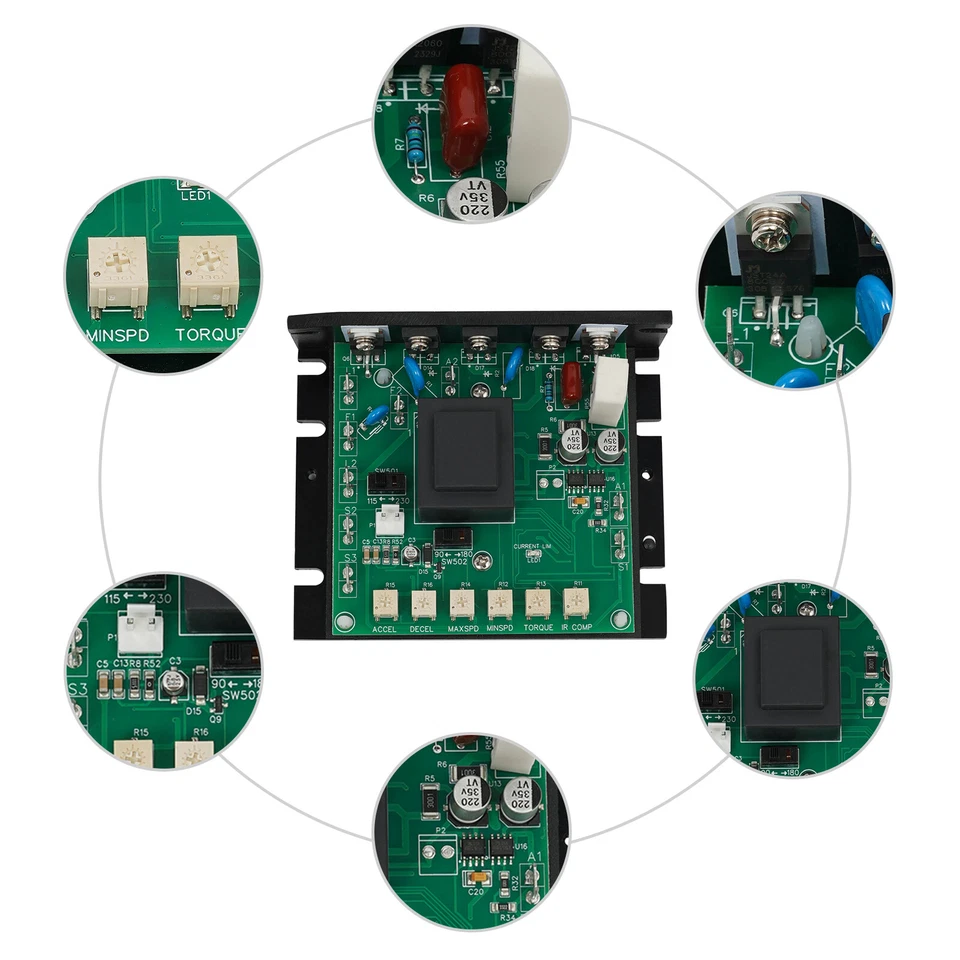 DC Motor Variable Speed Control Module Motor Speed Controller Speed Controller - Image 3 of 4