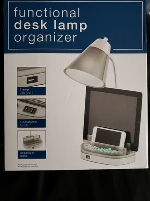 functional desk lamp organizer
