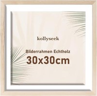 Kollyseek Bilderrahmen 30X30Cm Echtholz Acrylglas Kieferholz Fotorahmen