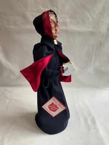 Byers Choice Caroler Salvation Army Grandmother Woman w/ Tambourine & Hang Tag - Picture 7 of 9