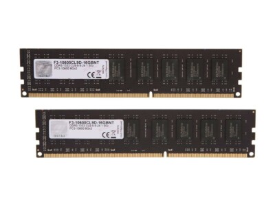 G.SKILL Value Series 16GB (2 x 8GB) DDR3 SDRAM DDR3 1333 - F3-10600CL9D-16GBNT