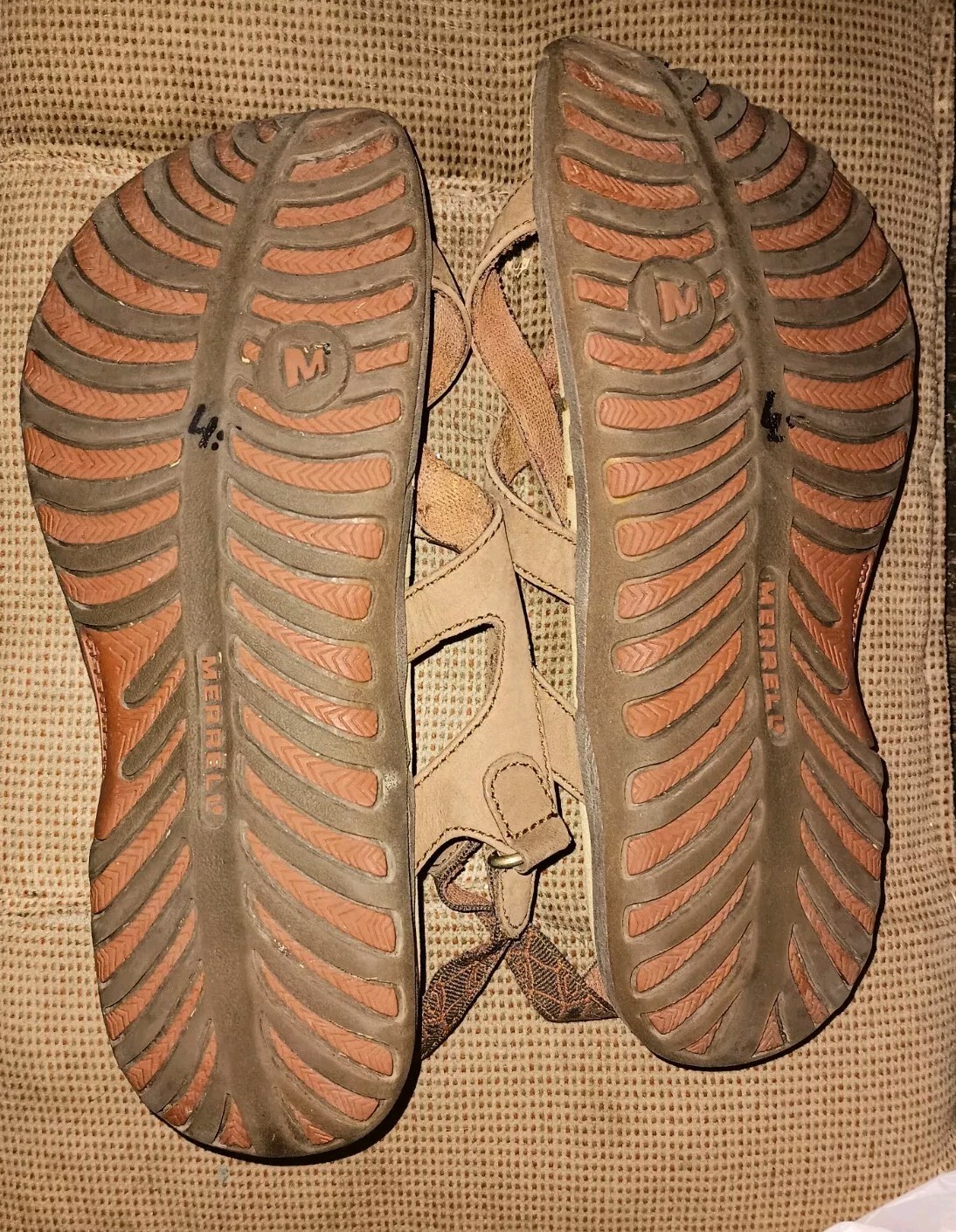 Merrell sandali donna caprifoglio scarpe performance terra scura taglia 6