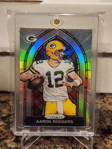 2017 Prizm Aaron Rodgers Stained Glass Prizm - Case Hit