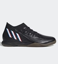 Adidas Predator Edge.3 GX0020 Unisex Black/White Indoor Football Shoes JN620