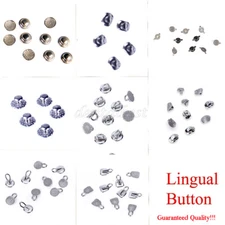 AZDENT Dental Orthodontic Lingual Buttons Bondable Round monoblock 10pcs/bag