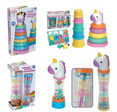 Einhorn Taumelfreund Regenbogen Regenbogenmacher Regenstab Rasselröhre Kinder Musik Spielzeug