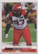 2023 Upper Deck CFL Exclusives 47/100 Derek Wiggan #42 1mn1