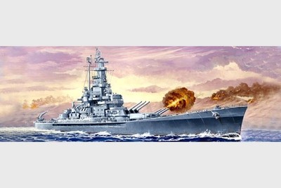 Trumpeter 5761 US Battleship Massachusetts BB-59 1/700 Scale Plastic Model Kit
