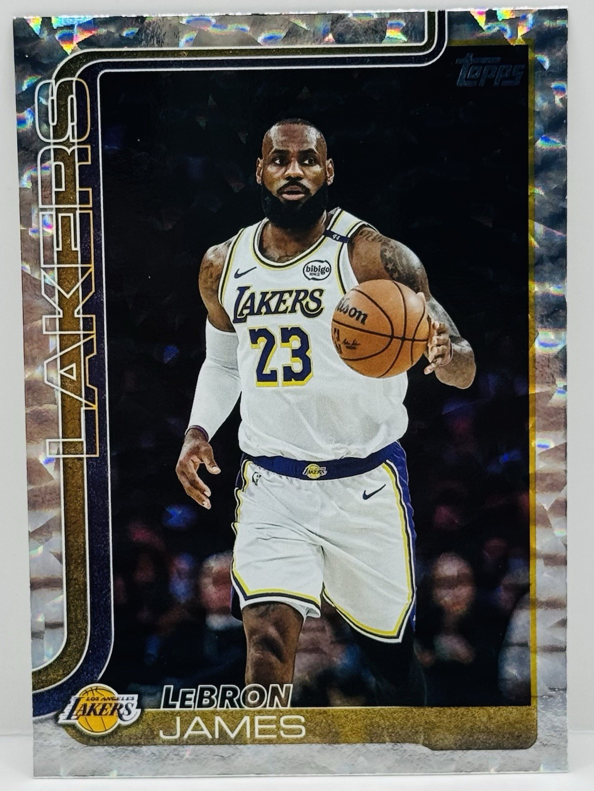 2025-26 Topps - LeBron James #150 Crackleboard Foil