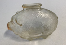 Vintage Carnival Glass Piggy Bank (the small 3