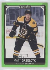 2021-22 O-Pee-Chee Neon Green Border 6/50 Matt Grzelcyk #376 8i3