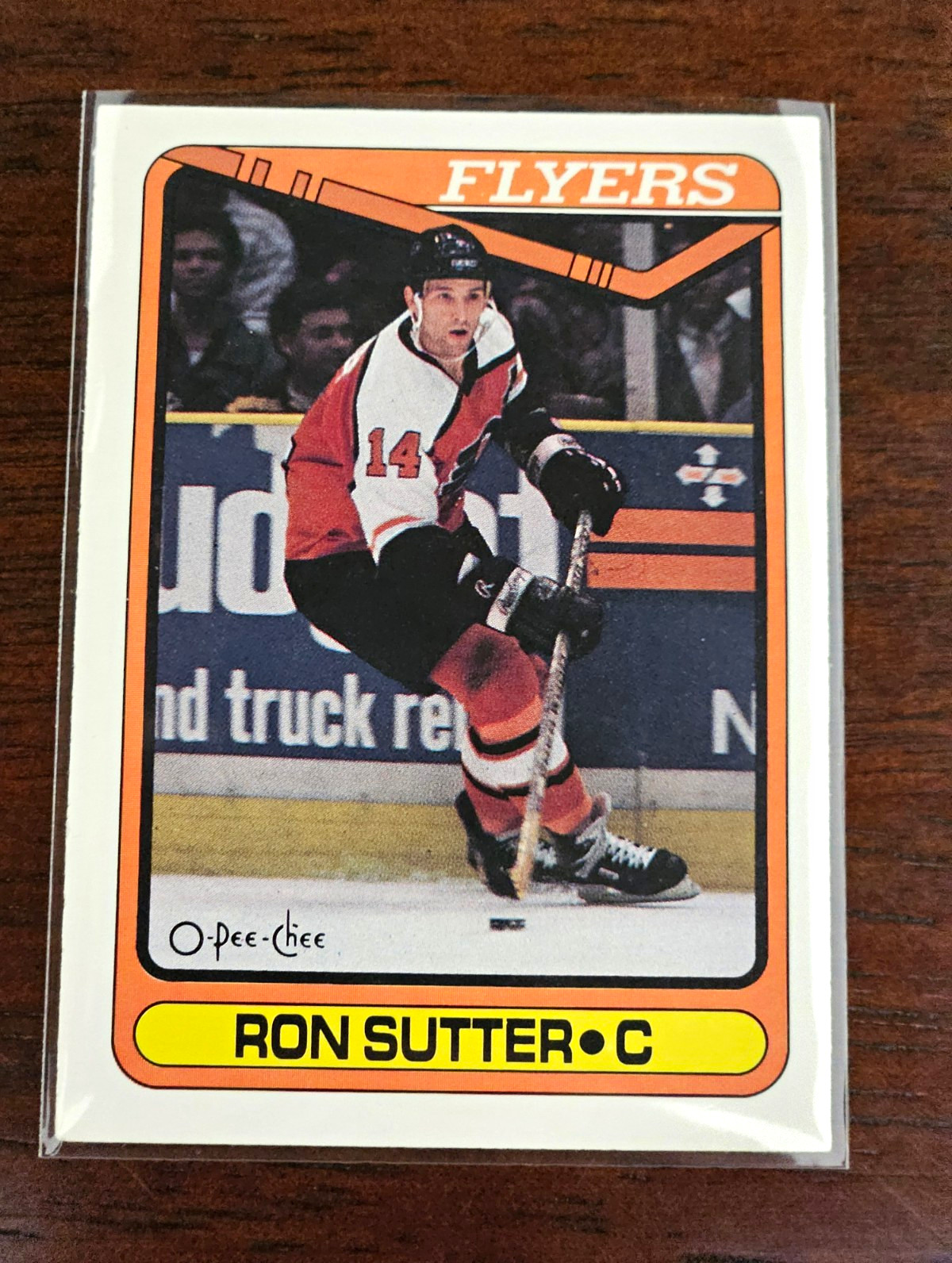 O-Pee-Chee 1990-91 Ron Sutter #45 Philadelphia Flyers NHL Ice Hockey Base Set