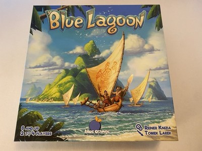Blue Orange Board Game Blue Lagoon - Brand New Open Box Unpunched!