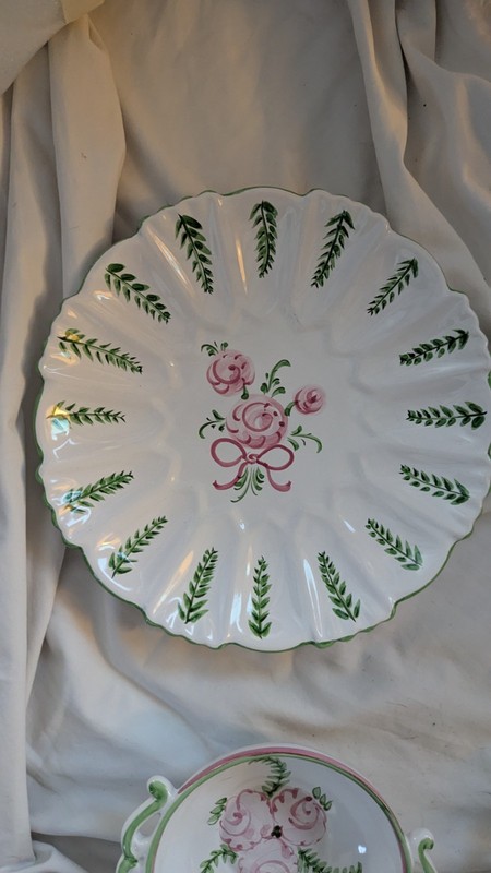 Vitoria By Porta Hand Painted Portuguese Barbara Wilson Serving For 8