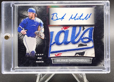 2023 Leaf Trinity RC Blake Mitchell 1/1 Patch Auto Baseball Card PA-BM4 Rookie. rookie card picture