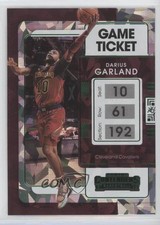 2021-22 Panini Contenders Game Ticket Green Ice Darius Garland #76 0vf5