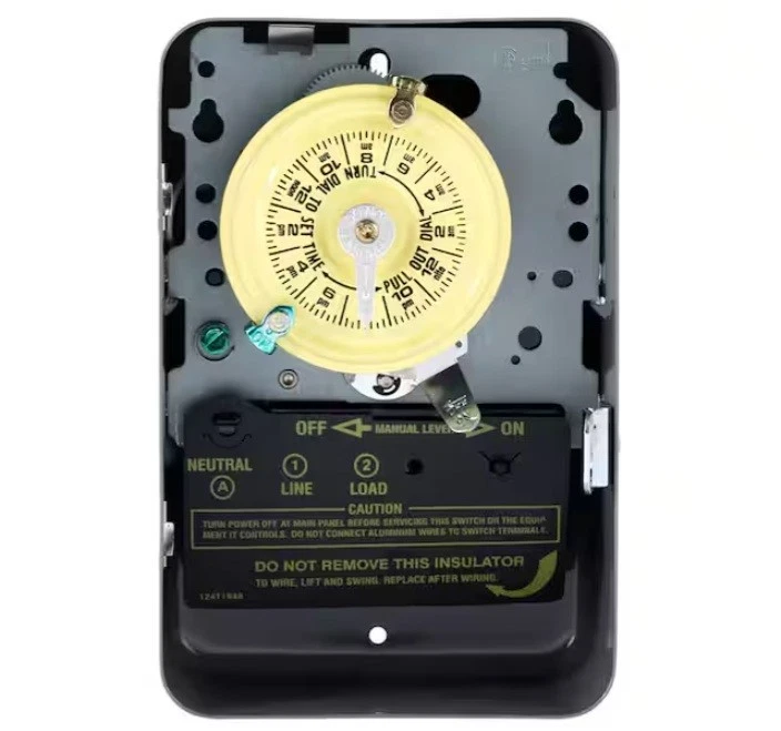 Intermatic T100 Ser 40 Amp 125V SPST 24-Hour Mechanical Time Switch + Enclosure