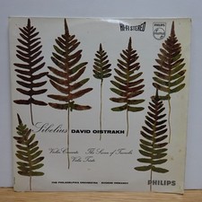 SABL 195 SIBELIUS Violin Concerto OISTRAKH ORMANDY PHILA PHILIPS STEREO LP EX+
