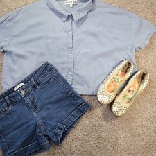 Vionic Spark Surin Gold Metallic Ballet Flats Laser Cut Bow 7