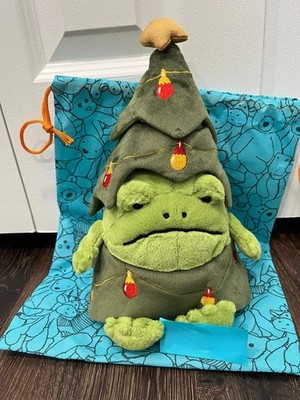 JellyCat Christmas Tree Ricky Rain Frog Plush Soft Toy With Tags