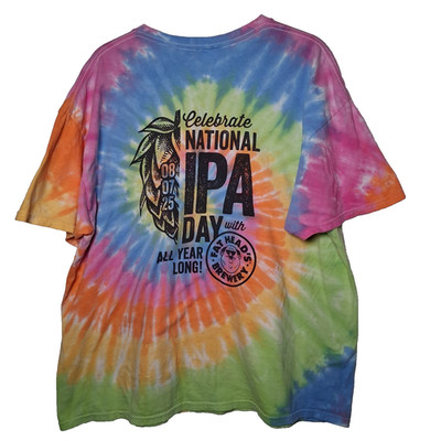 Winking Lizard Tavern IPA Day Shirt 2XL Fat Heads Brewery Tie Dye Craft Beer