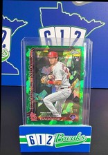 2025 Topps Chrome Update Sapphire Thomas Saggese #USC157 Green Refractor /99