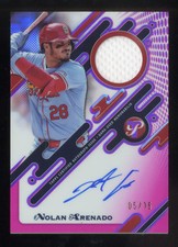 2025 Topps Pristine Baseball Nolan Arenado #PPAR-NA Pink Auto Relic 05/15