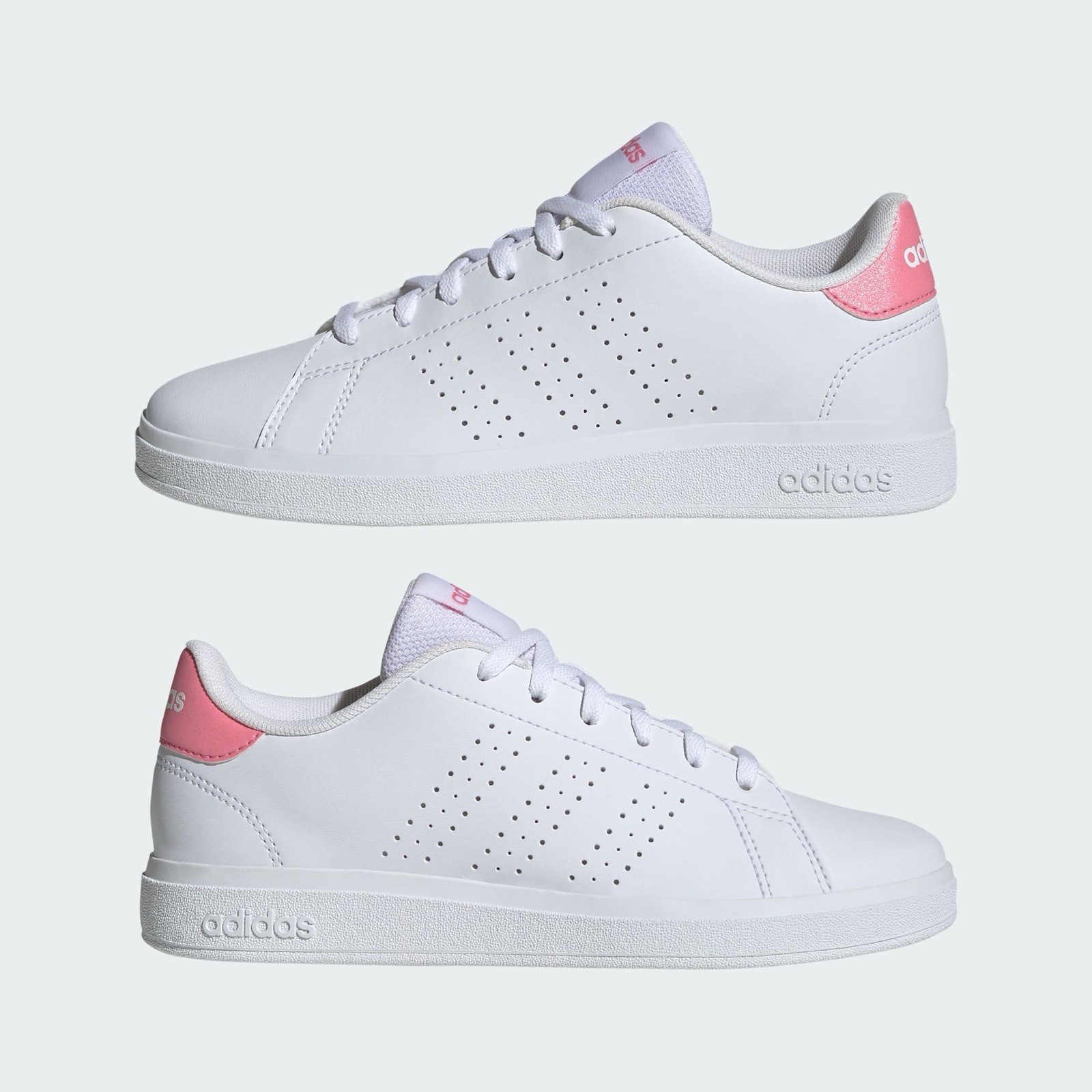 Size 5 White/ Pink