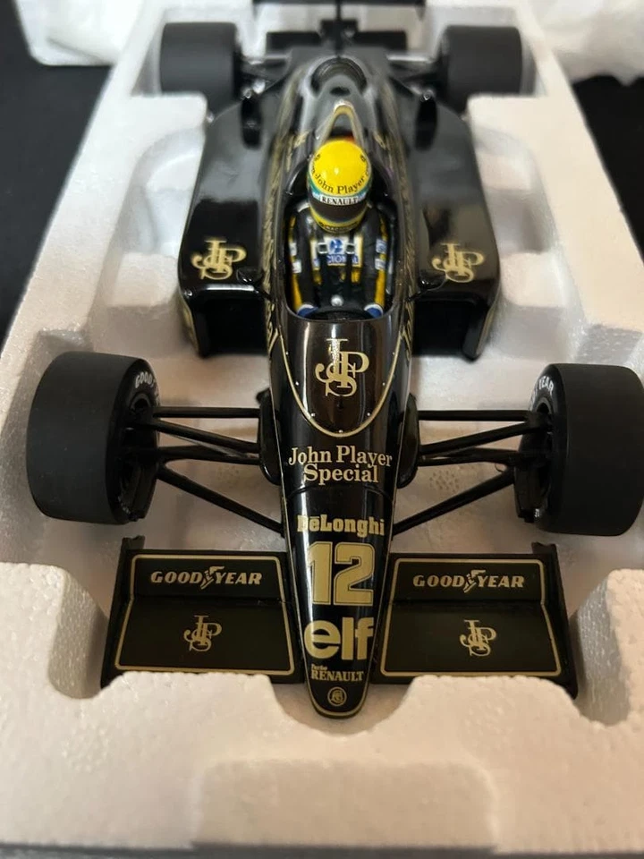 Minichamps Lotus Renault 98T scala 1/18 pressofuso modello JPS A. Senna - Immagine 4 di 4