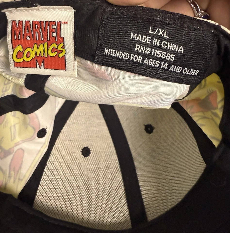 Ironman Marvel Comics Strips All Over Print Flex Fitted L/XL Hat Cap Men Women - Image 3 of 4