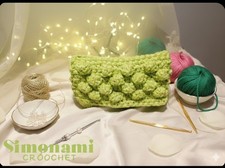 SIMONAMI CROCHET Kartenetui Häkeln Limetteng...