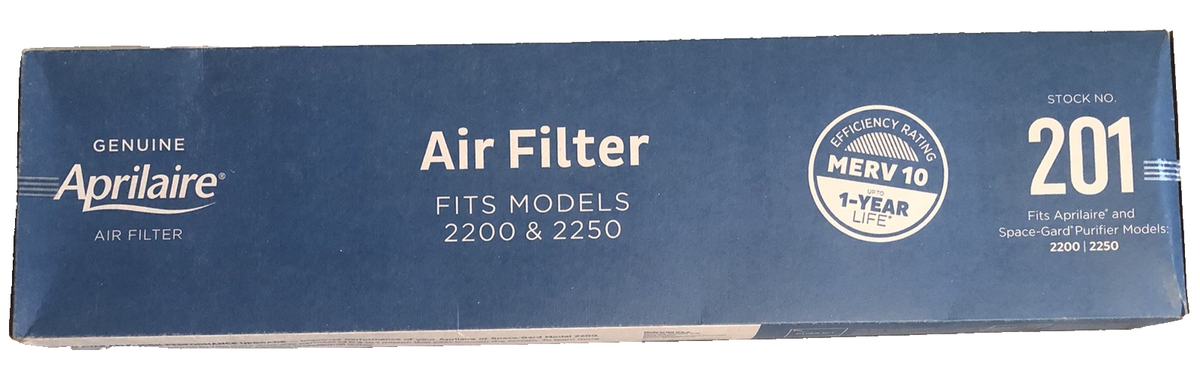 Air Filter Factory HVAC Filter 201, 2200, 2250 Replacement For Aprilaire Space-Guard Made In USA Accordion Style Furnace Air Filter 2-Pack