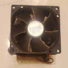 AVC CPU Fan w/ Heatsink for HP 617304-001 Black/Silver Aluminum/Plastic