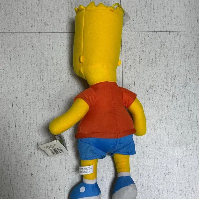 Simpson Bart Plush Toy, Pre-Owned, Displayed