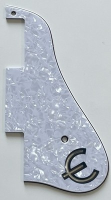 For Fit Epiphone ES-339 Style & E Logo Guitar Pickguard 4 Ply White Pearl