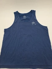 Guy Harvey Tank Top Mens XL Blue Graphic Print.#37665