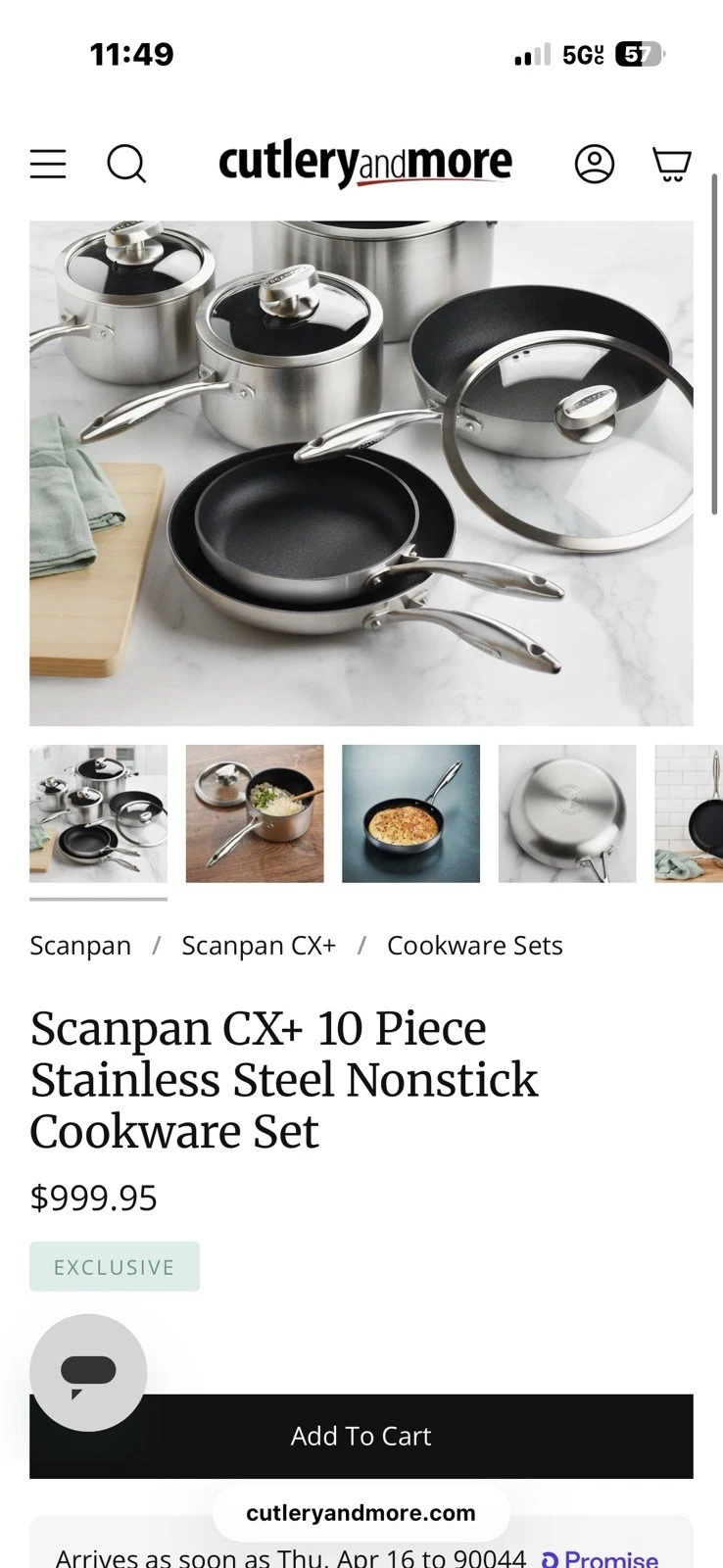 Scanpan CX+ 10pc Set