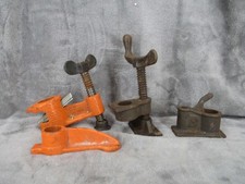 Metalworking Tool Vintage Pipe Clamps 3pc Lot...