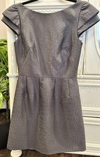 NWT Halstone Heritage Grey Short Dress NWT, Size 6, MSRP $395