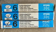 13 PFERD Chain Saw Files No. 412 - 200 x 4.8 mm. 8" x 3/16" - Germany