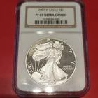 U.S. Mint 2007 American Eagle 1oz Silver Proof NGC PF69 Ultra Cameo