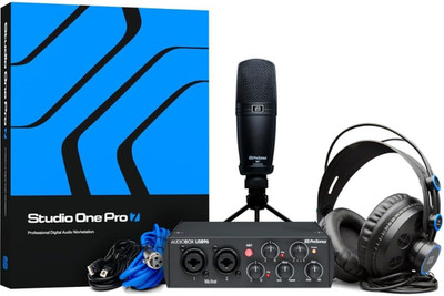 Audiobox USB 96 Studio Recording Package with Studio One Pro Software