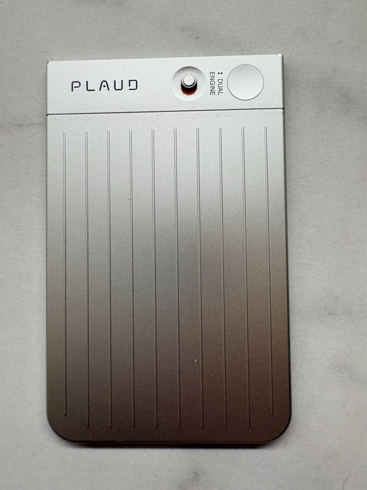 PLAUD NOTE Registratore vocale AI NB-100 64GB Argento Bluetooth (2024)