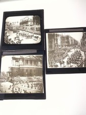 3 MAGISCHE LATERNENSCHIEBER QUEEN VICTORIA'S GOLDEN JUBILEE PARADE DURCH LONDON
