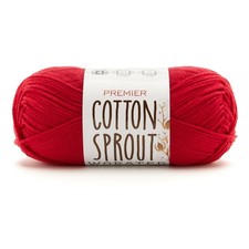 Premier Cotton Sprout Worsted Yarn-Red
