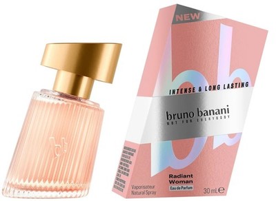 1x 30ml BRUNO BANANI RADIANT WOMAN EAU DE PARFÜM NEU