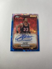 2024-25 Topps Chrome Sapphire Edition Alonzo Mourning Chrome Auto SP Miami Hof